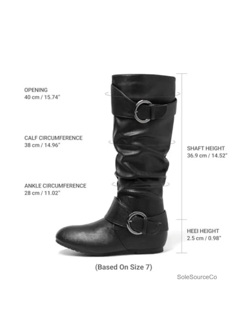 Knee High Low Hidden Wedge Boots with Faux Fur Lining